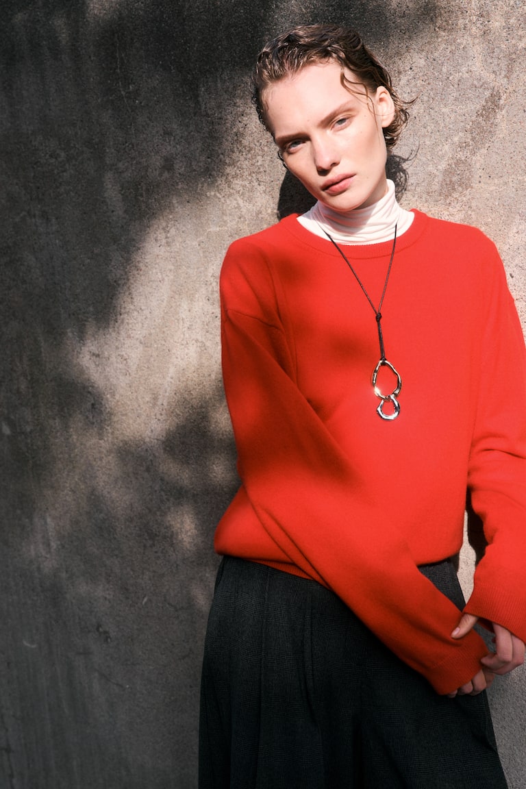 Fine-Knit Cashmere Jumper