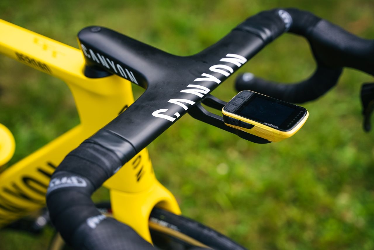 Mathieu van der Poel's yellow Canyon Aeroad