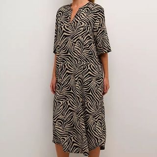 KAFFE Animal Print Dress