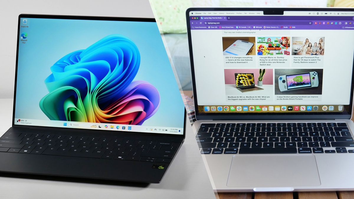 Dell XPS 13 vs. MacBook Air 13 M3