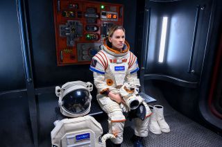 Hilary Swank is NASA astronaut Emma Green, the commander of the Atlas mission to Mars, in the Netflix series "Away."