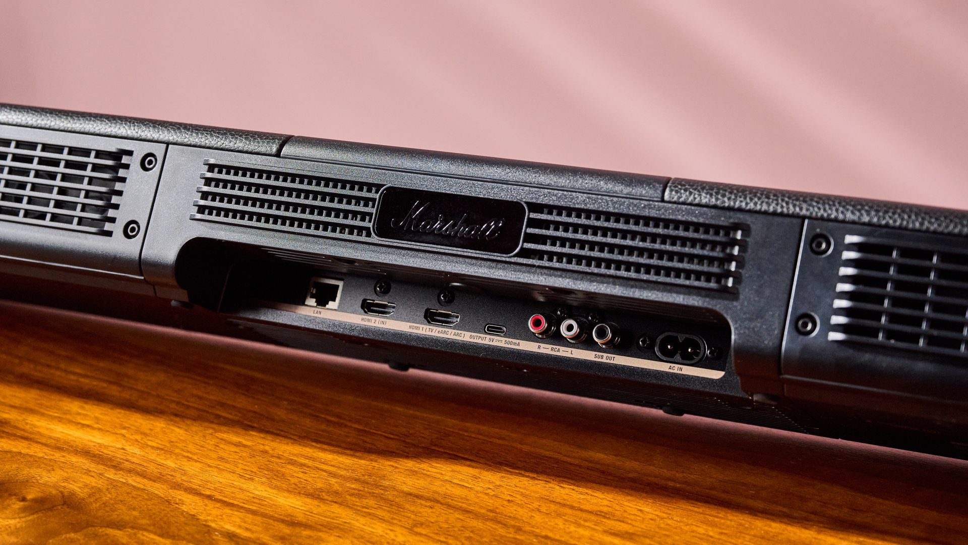 Ports on the reverse side of the Marshall Heston 120