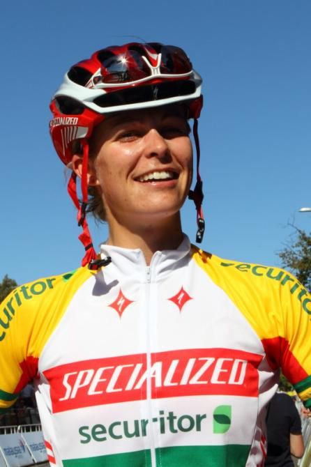 Round 1 winner - national criterium champion, Kimberley Wells (Specialized - Securitor)