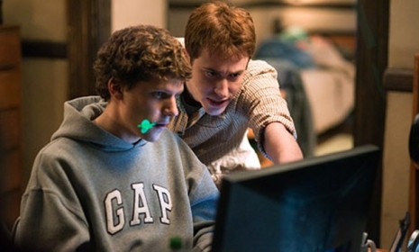 Jessie Eisenberg in "The Social Network" gives "the finest performance by an actor this year," says Owen Gleiberman at "Entertainment Weekly."