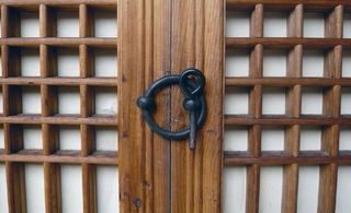 ﻿Iron door handle