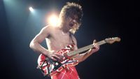 Eddie Van Halen playing his Frankenstein