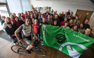 Mark Beaumont before departing on his Ride Africa journey