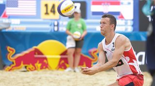 Ivan Perisic beach volleyball