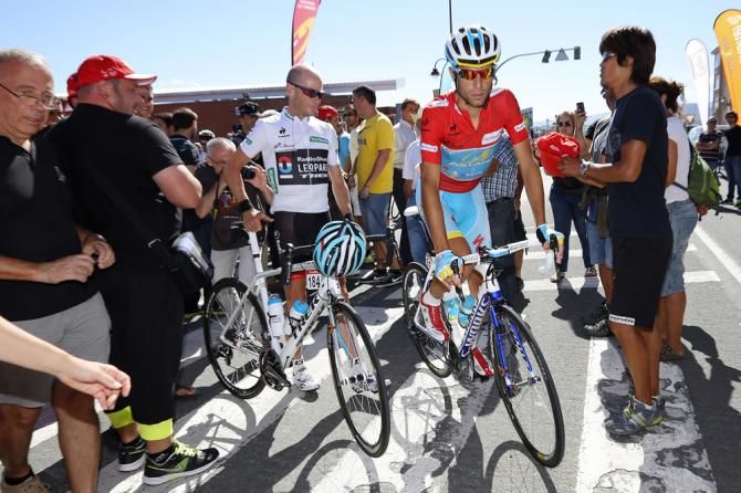 Vincenzo Nibali (Astana) at the start