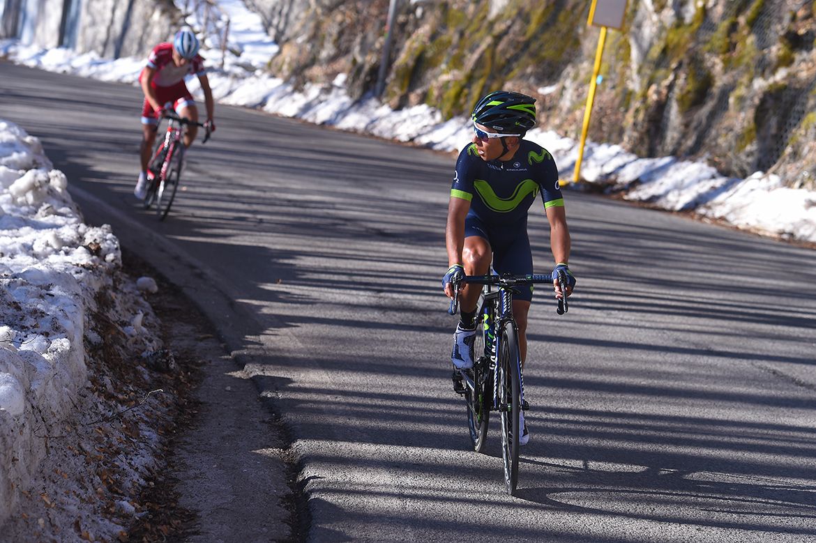 Nairo Quintana (Movistar) laid down a marker at Tirreno-Adriatico.