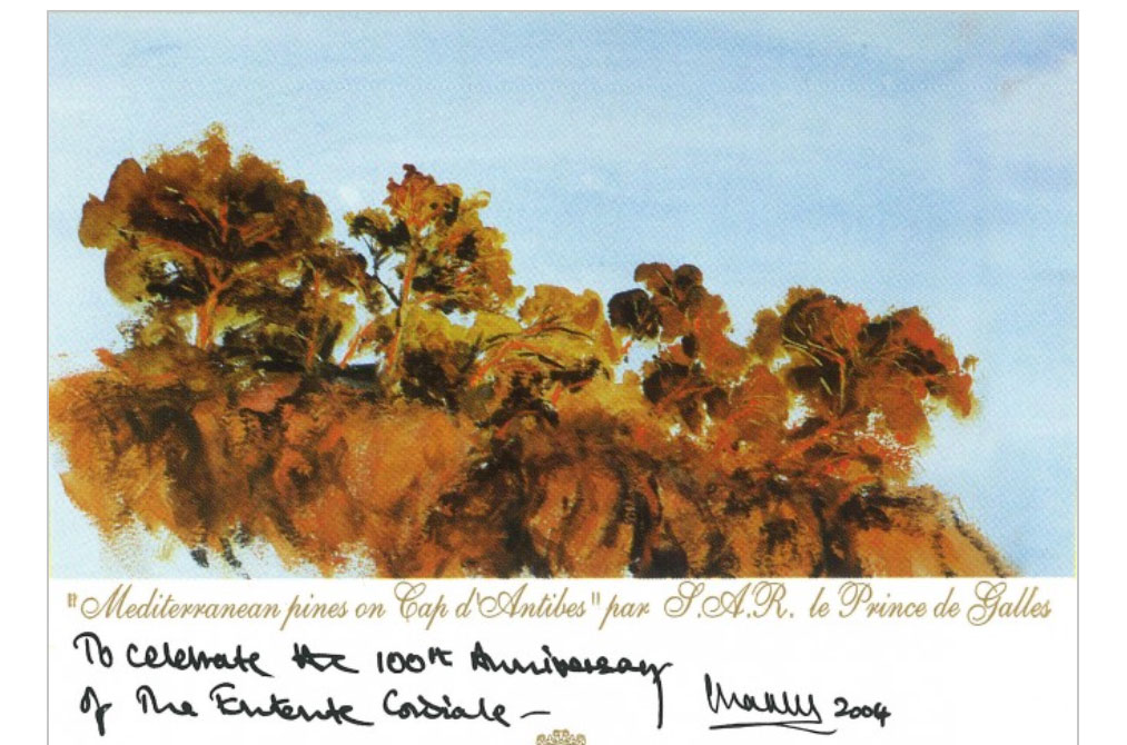 Mouton Rothschild 2004 label painting