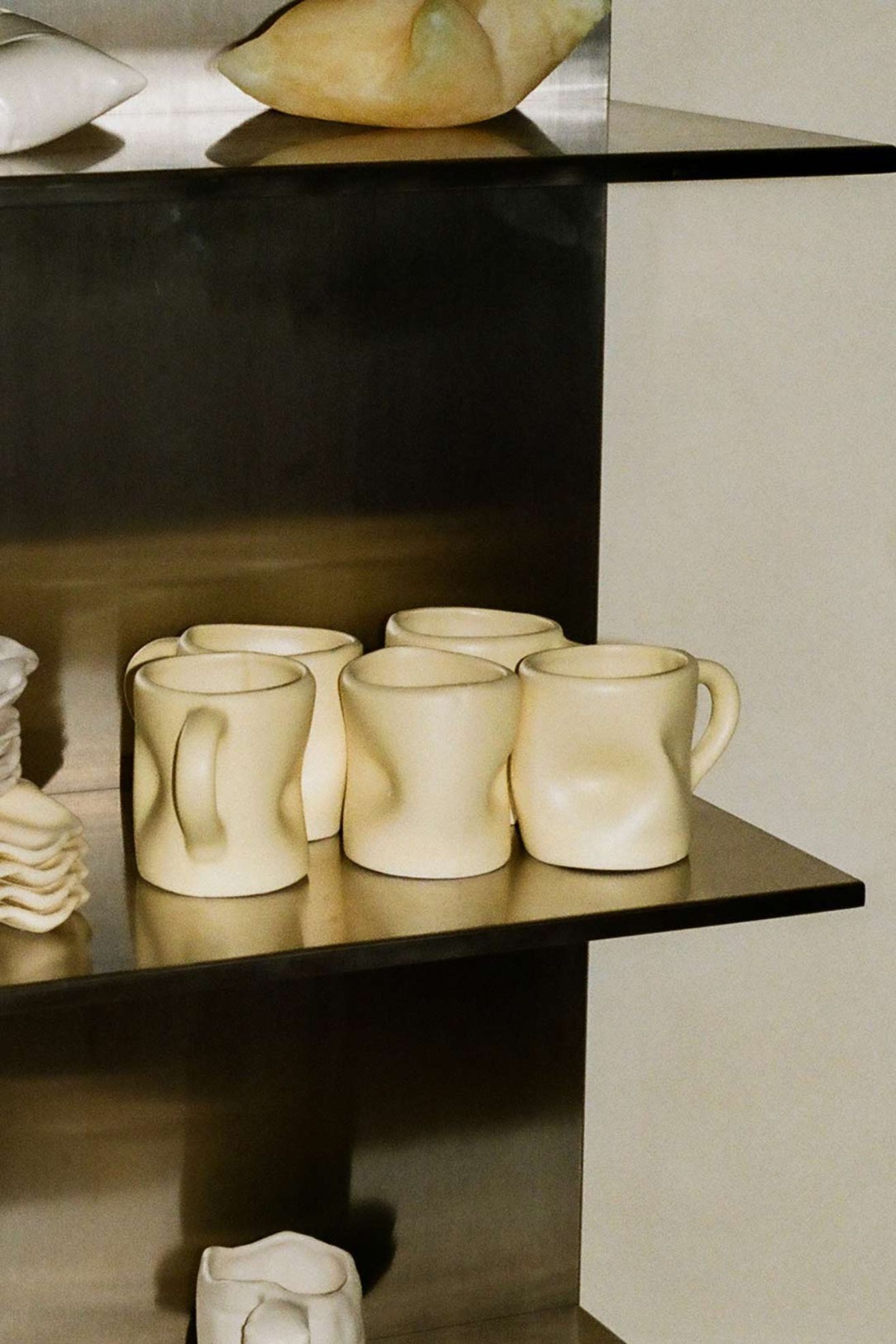 Completedworks, Bumpity Bump Bump - Mug in Matte Yellow