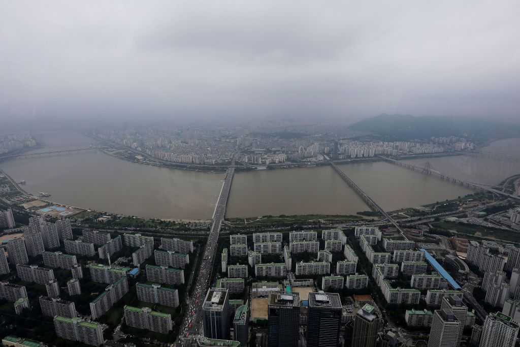 Seoul, South Korea, from above