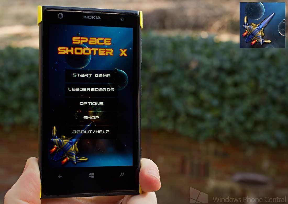 Space Shooter X, a fastpaced, outer space shoot 'em up type game for