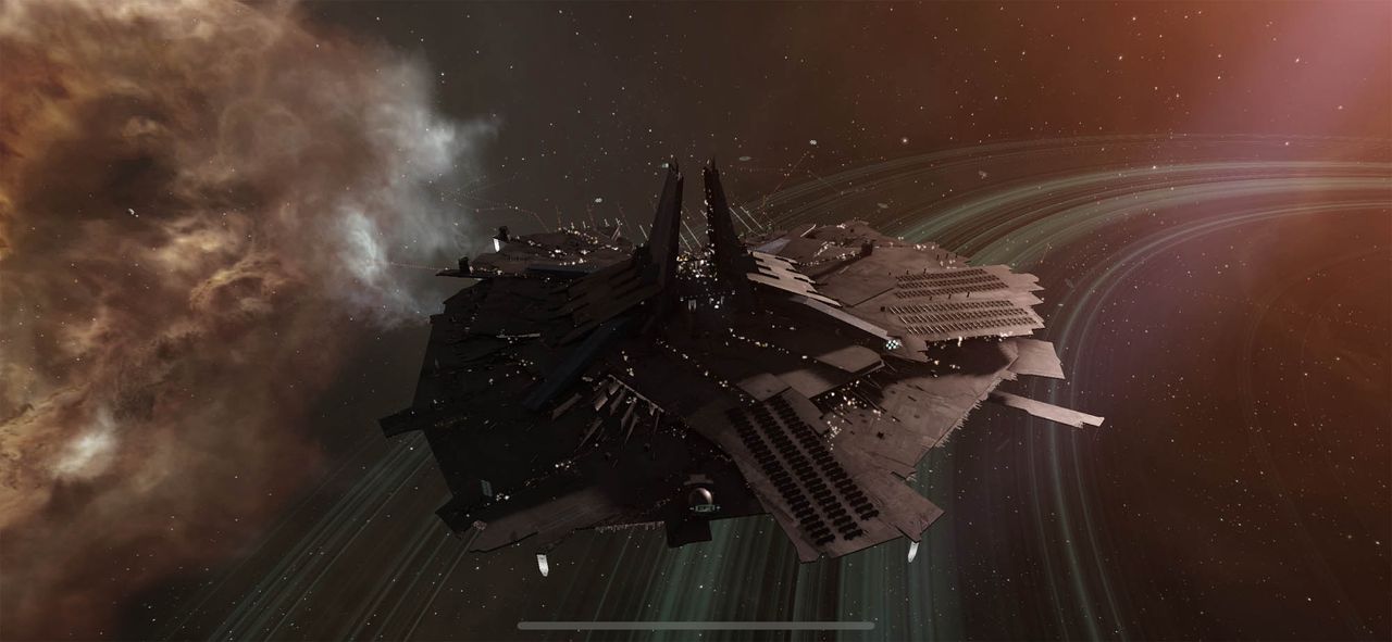 A still image from "EVE Echoes," a mobile MMO spin-off of "EVE Online" coming in August 2020.