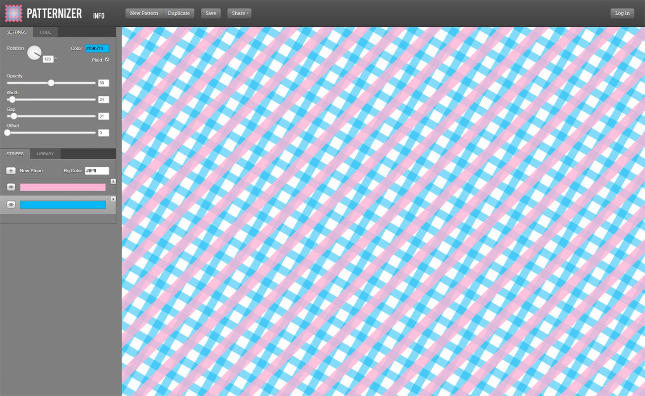 The best free pattern generation tools: Patternizer