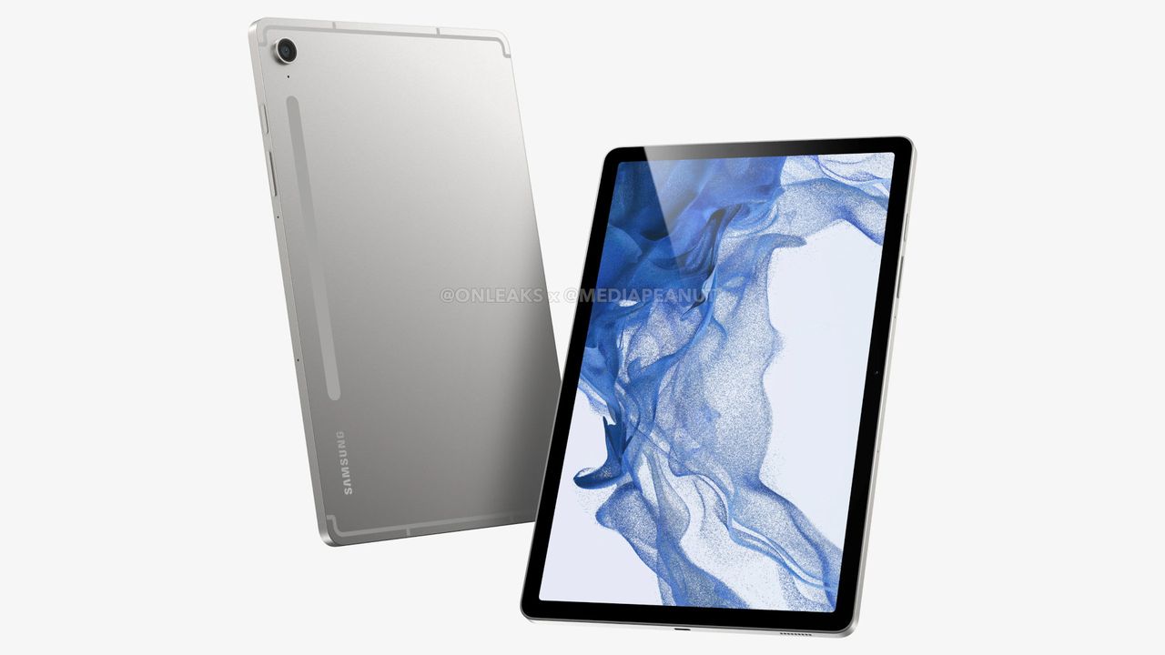 Samsung Galaxy Tab S9 FE leaked product renders