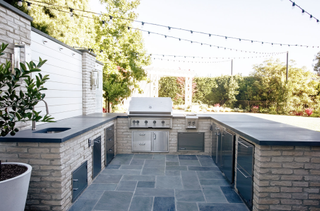 outdoor kitchen project by Kate Anne Designs