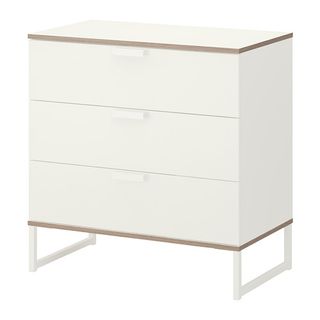 Ikea White Trysil Chest of Drawers