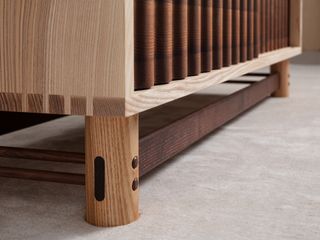 Wooden furniture joinery details