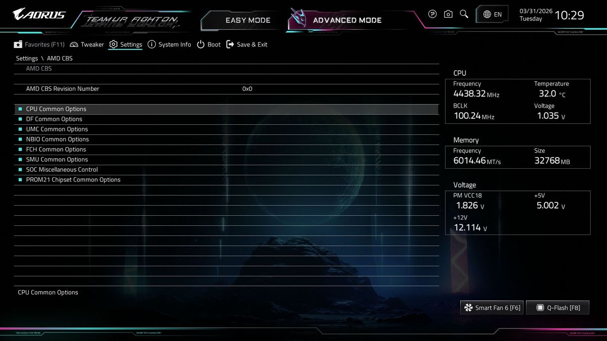 Gigabyte X870E Aorus Xtreme X3D AI Top - BIOS