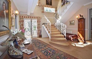 devon country house staircase