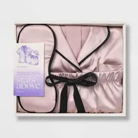 Women's 3 Piece Satin Notch Collar Pajama Set - $24.99 at Target