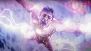 Barry Allen is tortured by an off-screen adversary in The Flash