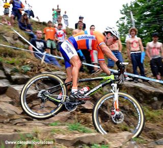 Michiel Van Der Heijden (Netherlands) rides toward victory