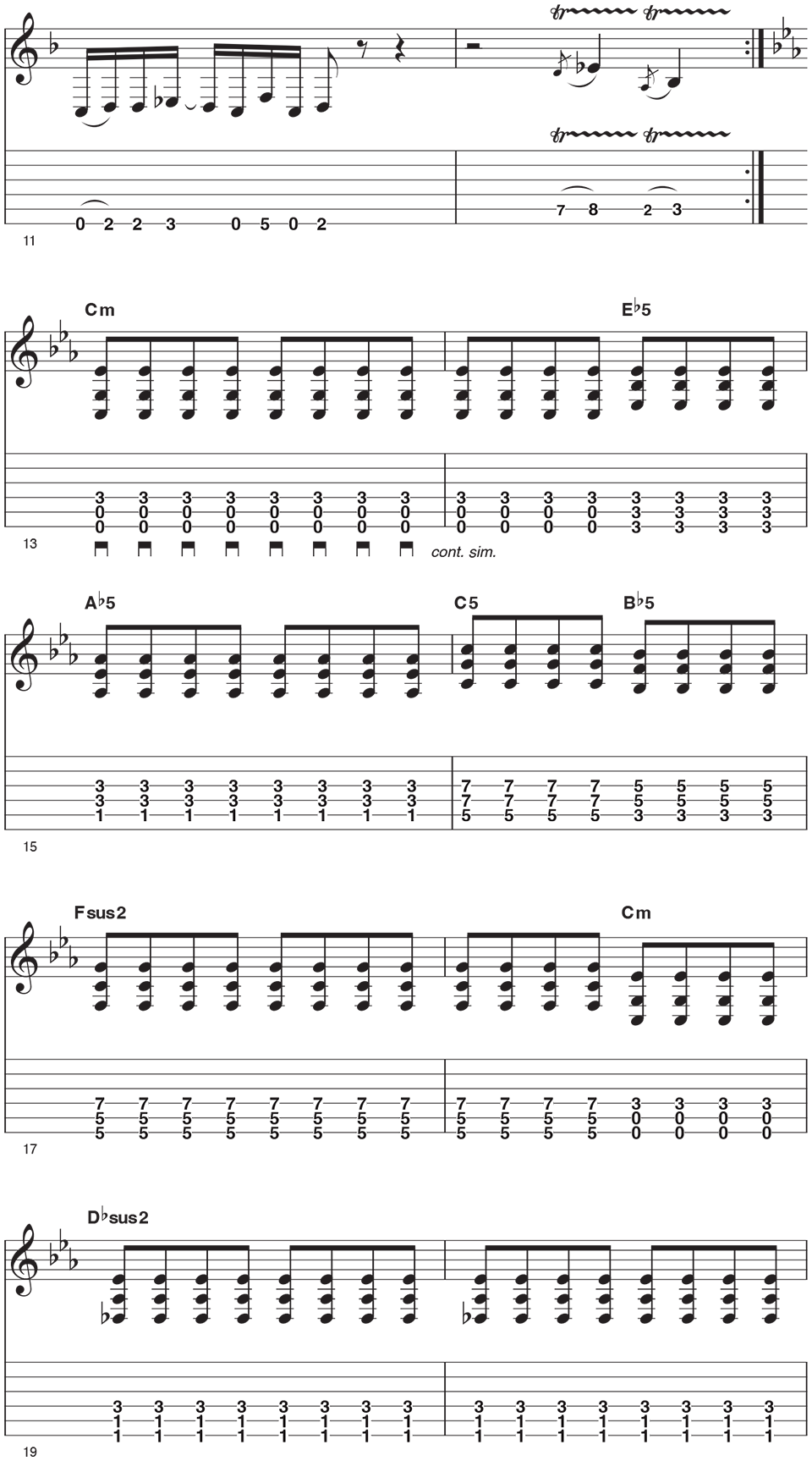 Drop C Example