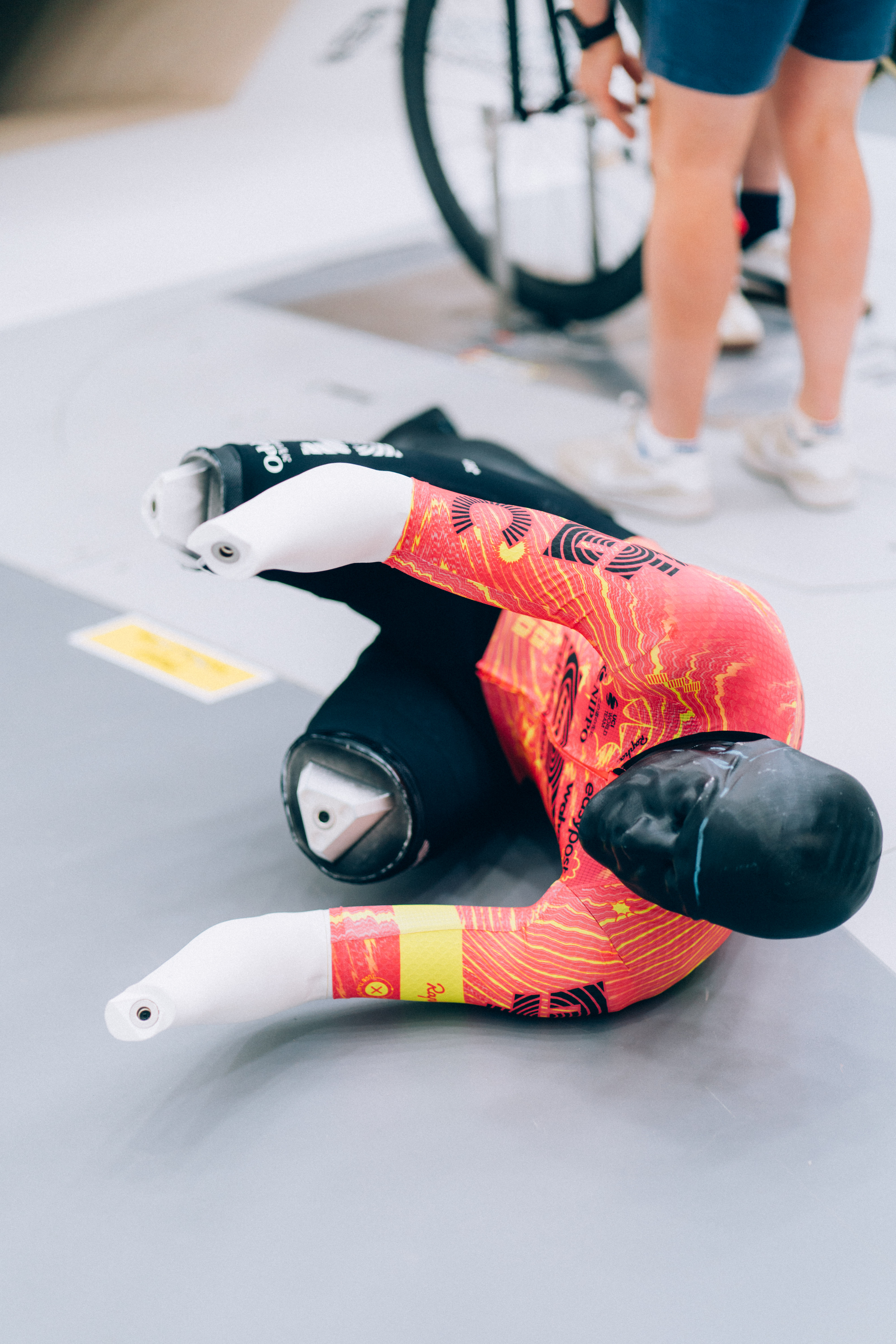 Wind tunnel testing helmets