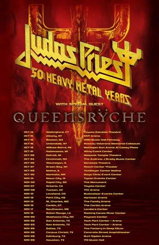 Judas Priest tour poster