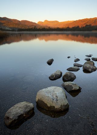 The Lake District at sunrise