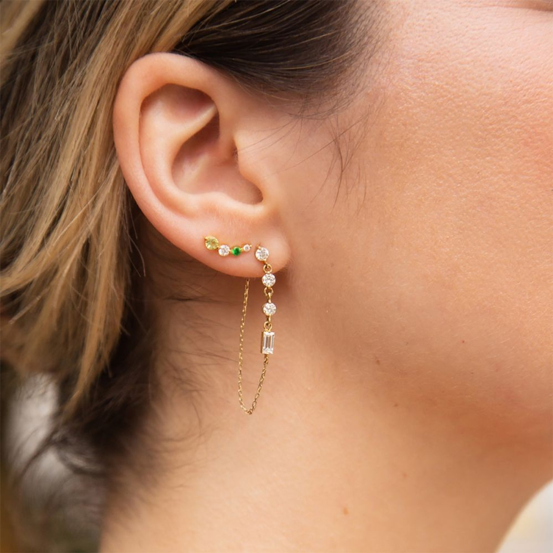 Mejuri, Sterling Silver / Lab Grown Diamond / 4