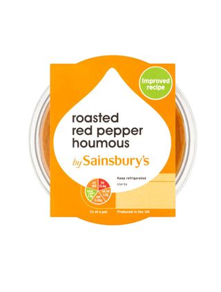 Sainsbury's Roasted Red Pepper Houmous