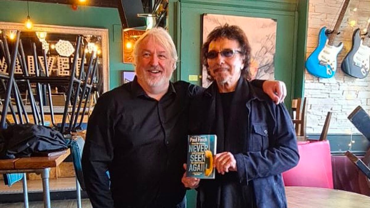 Paul Finch and Tony Iommi