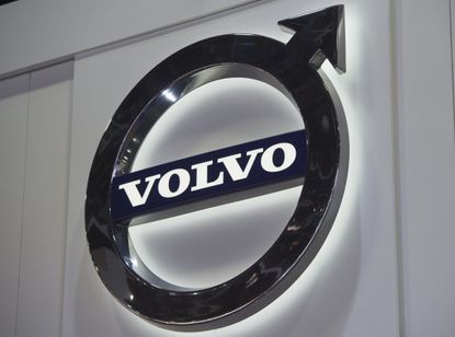 The Volvo logo in Michigan