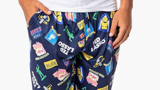 These Ted Lasso pajama pants on Amazon.