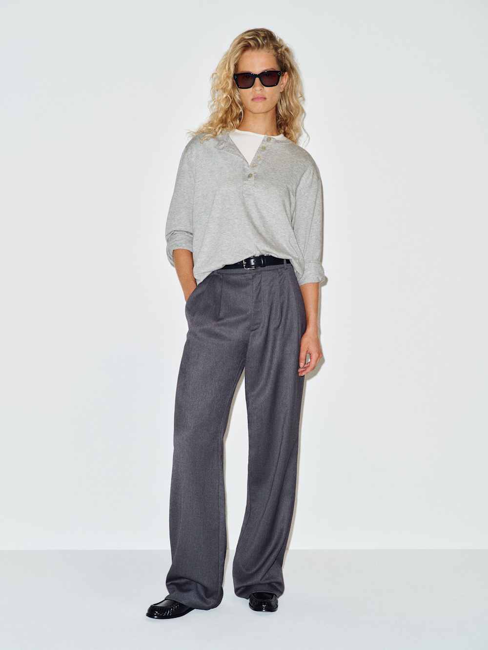 Marcus Oversized Henley Tee