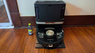 Shark PowerDetect Robot Vacuum and Mop in its charging station