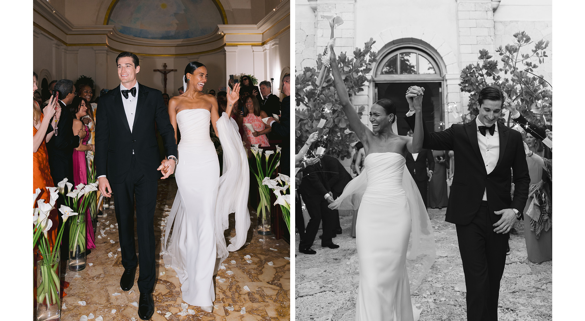 Arlenis Sosa and John McCarty wedding