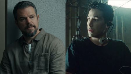 Matt Damon stars in the Netflix hit The Rip (2026), Keanu Reeves in his groundbreaking role of Neo in The Matrix (1999).