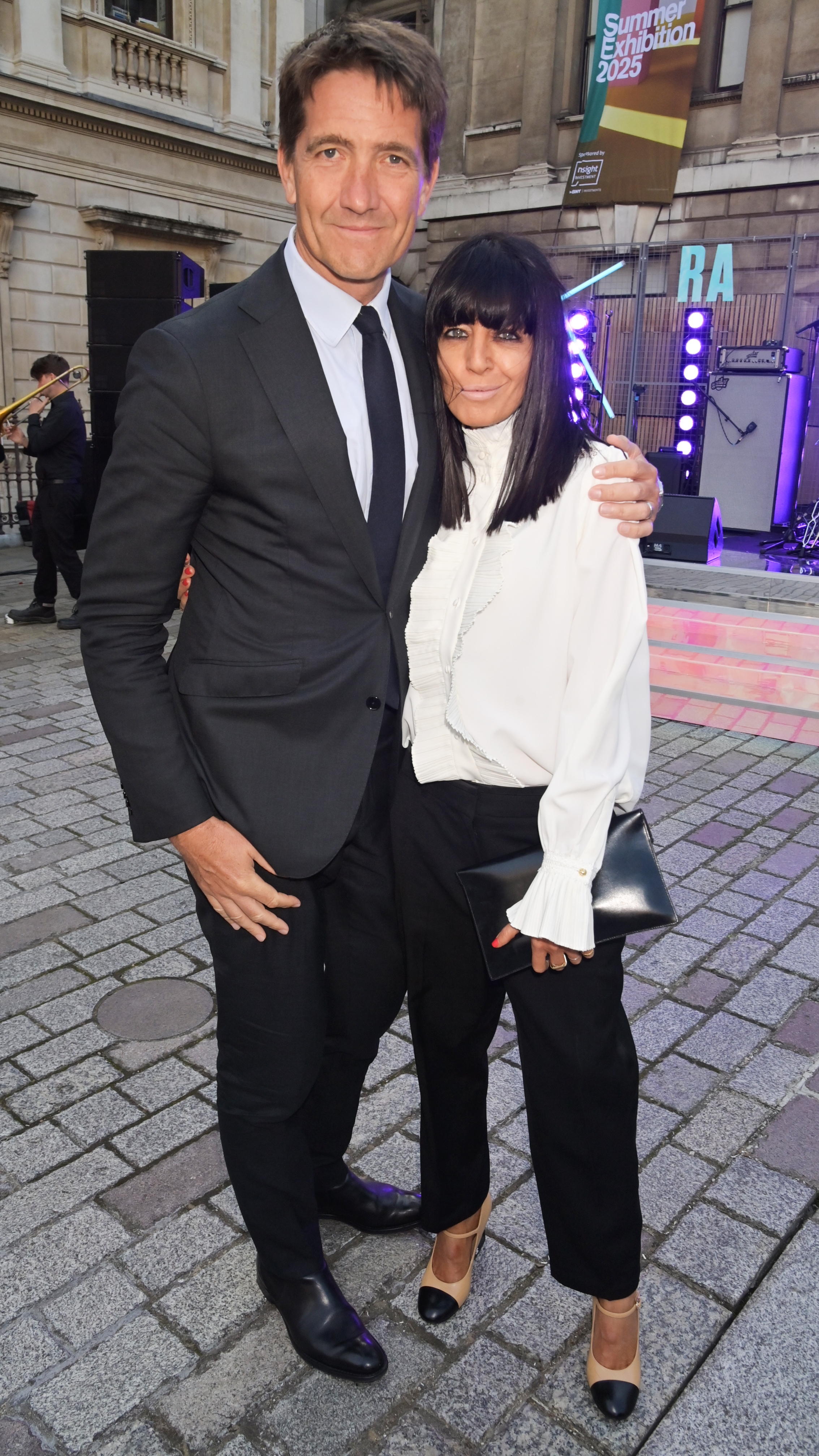 Kris Thykier and Claudia Winkleman attend the Royal Academy Of Arts Summer Exhibition Preview Party 2025 on June 11, 2025