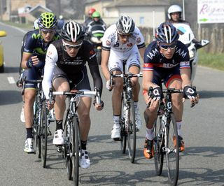 Matthew Busche and Sylvain Chavanel escape on stage five of the 2014 Paris-Nice