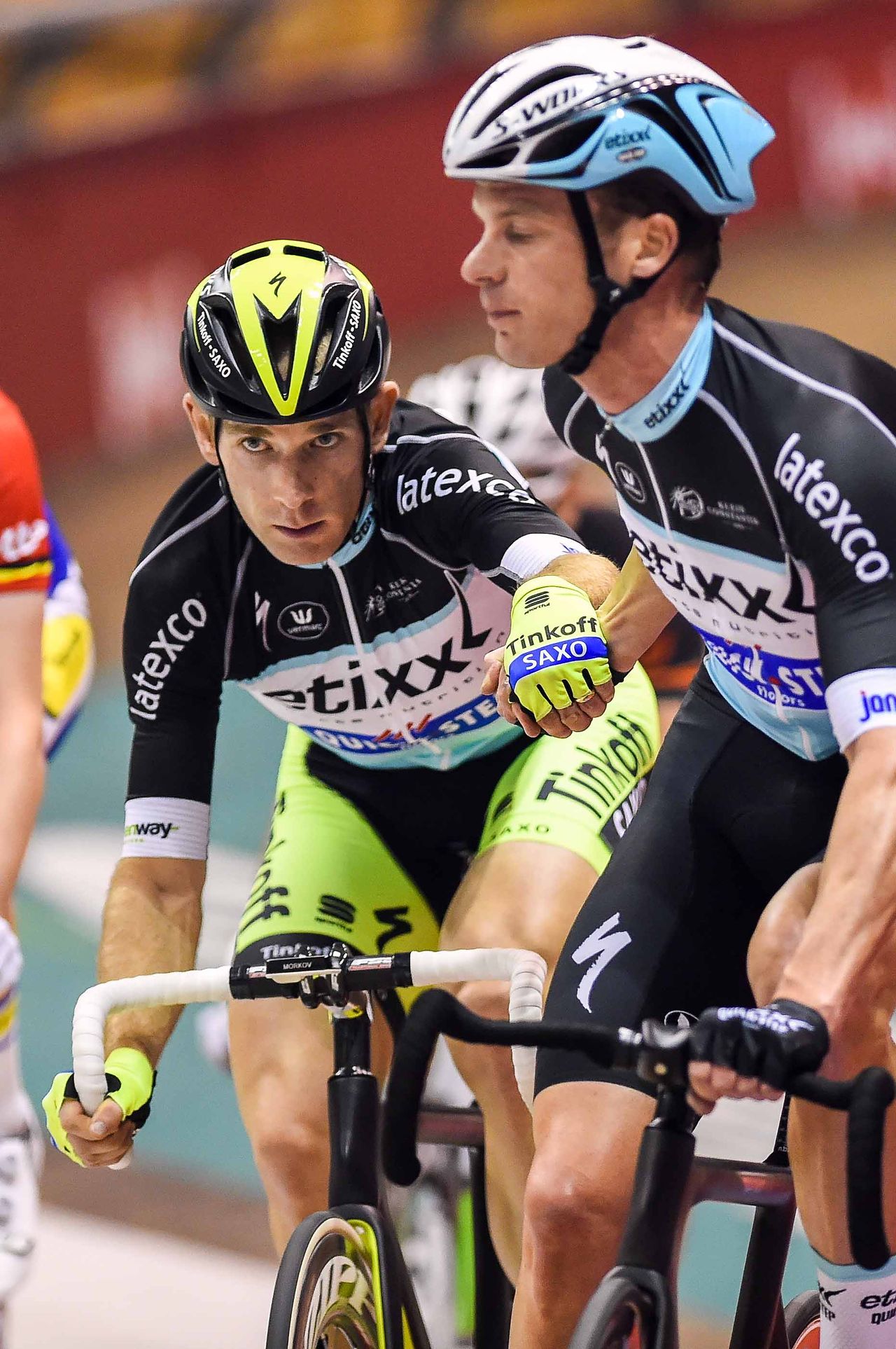 Iljo Keisse and Michael Morkov in action