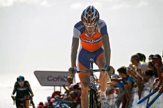 Robert Gesink (Raboank) finished in 4th place on the Mirador de Ézaro mountain finale.