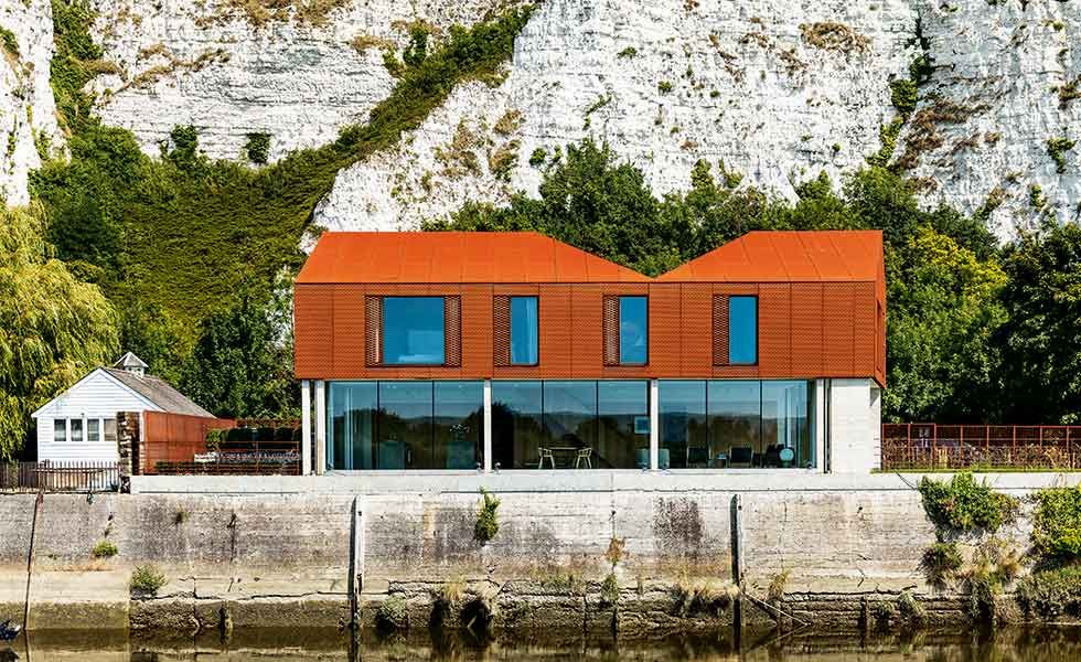 An Amazing Riverside Self Build on a Brownfield Plot