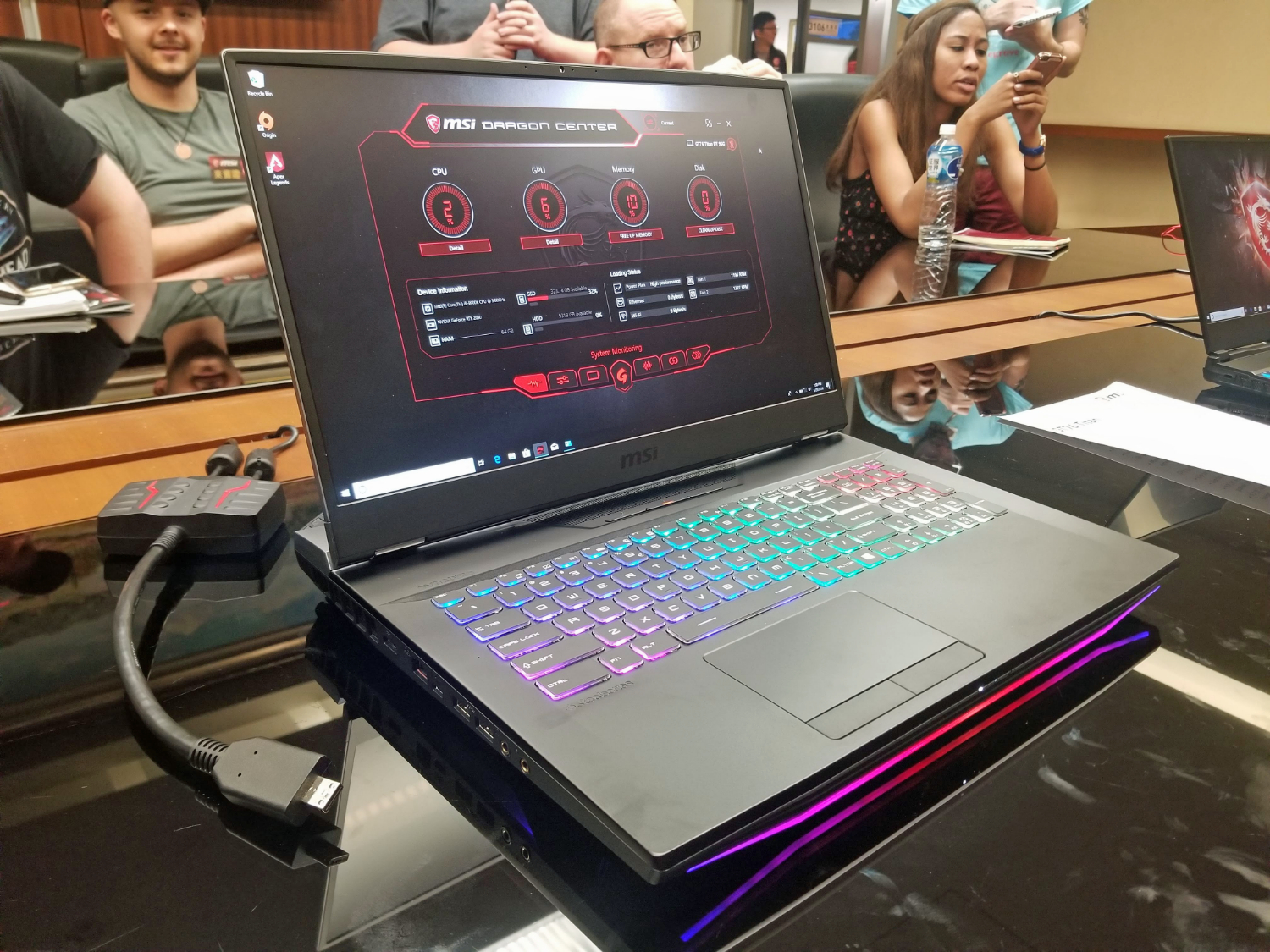 MSI GT76 Titan (Credit: Tom's Hardware)