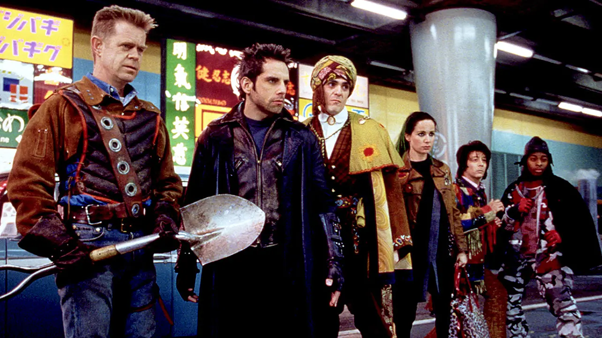 The cast of the superhero comedy Mystery Men