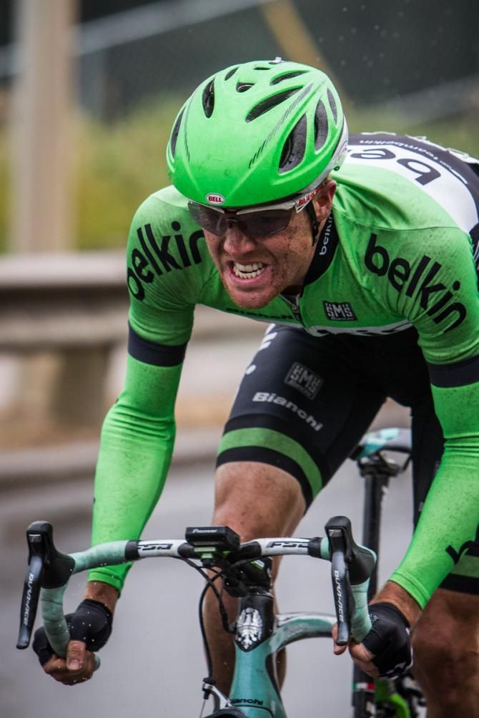 Steven Kruijswijk (Belkin) launches a solo attack